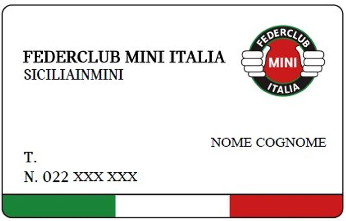 Tessera Federclub SICILIAinMINI